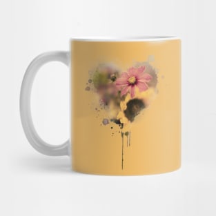 Flower Heart Mug